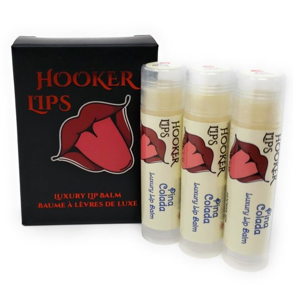 Hooker Lips Luxury Lip Balm Pina Colada 3 Pack - Picture 1 of 3
